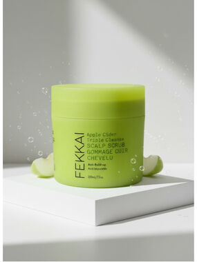 Fekkai Apple Cider Triple Cleanse Scalp Scrub 7.5 oz Anti Build-Up Hair Treatmen